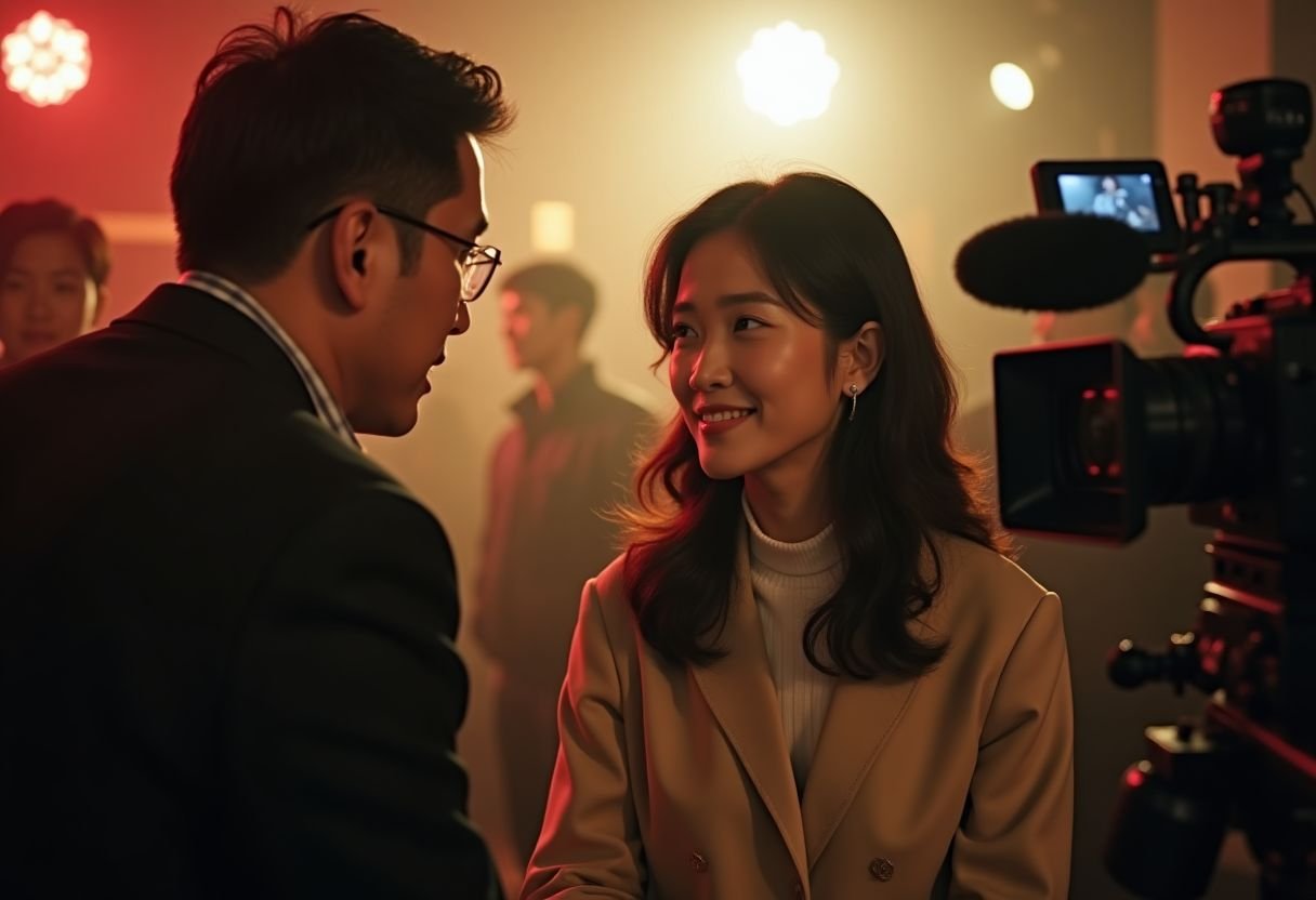 吃瓜91 - 知名导演疑似出轨女二号，片场暧昧画面曝光
