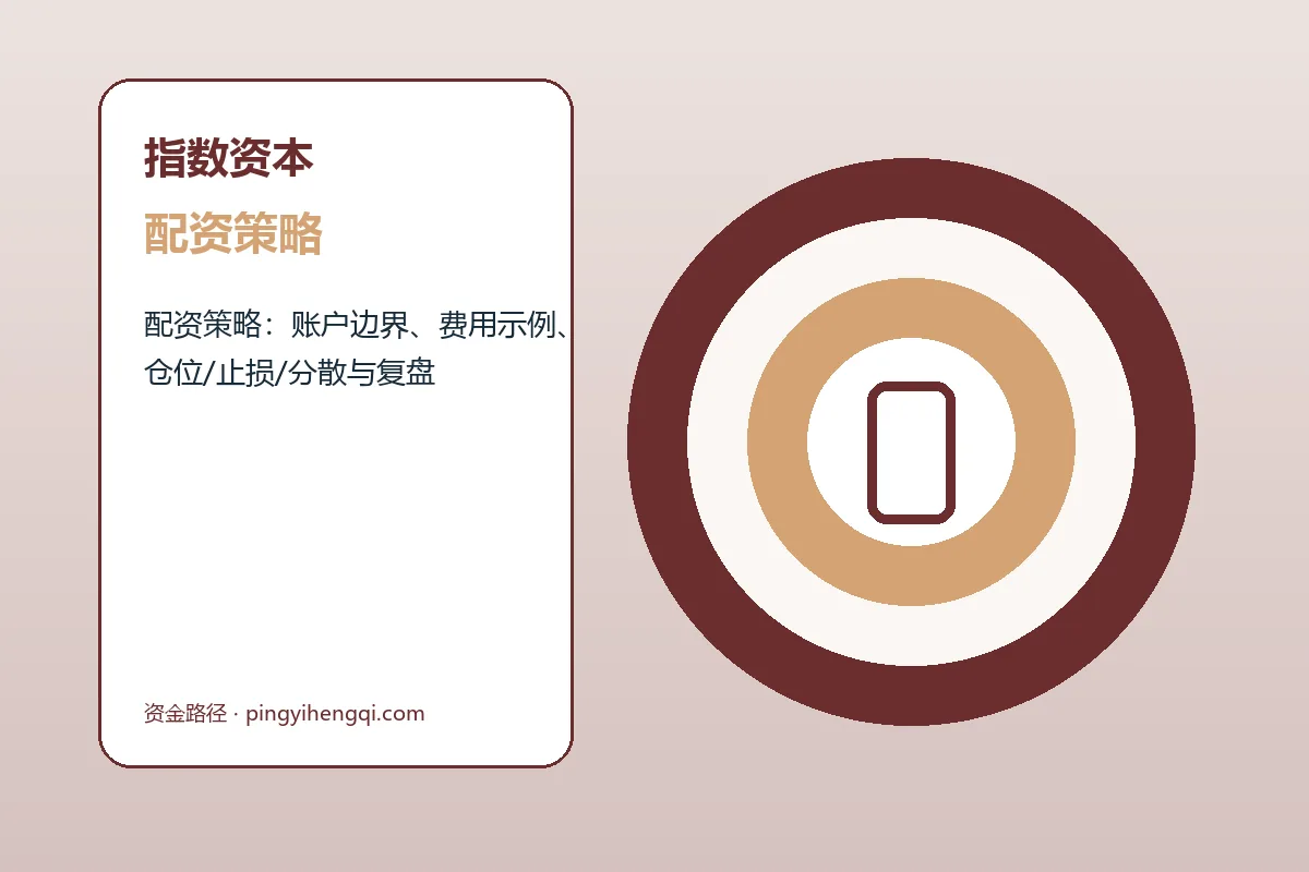 指数资本费用、账户与退出规则图解